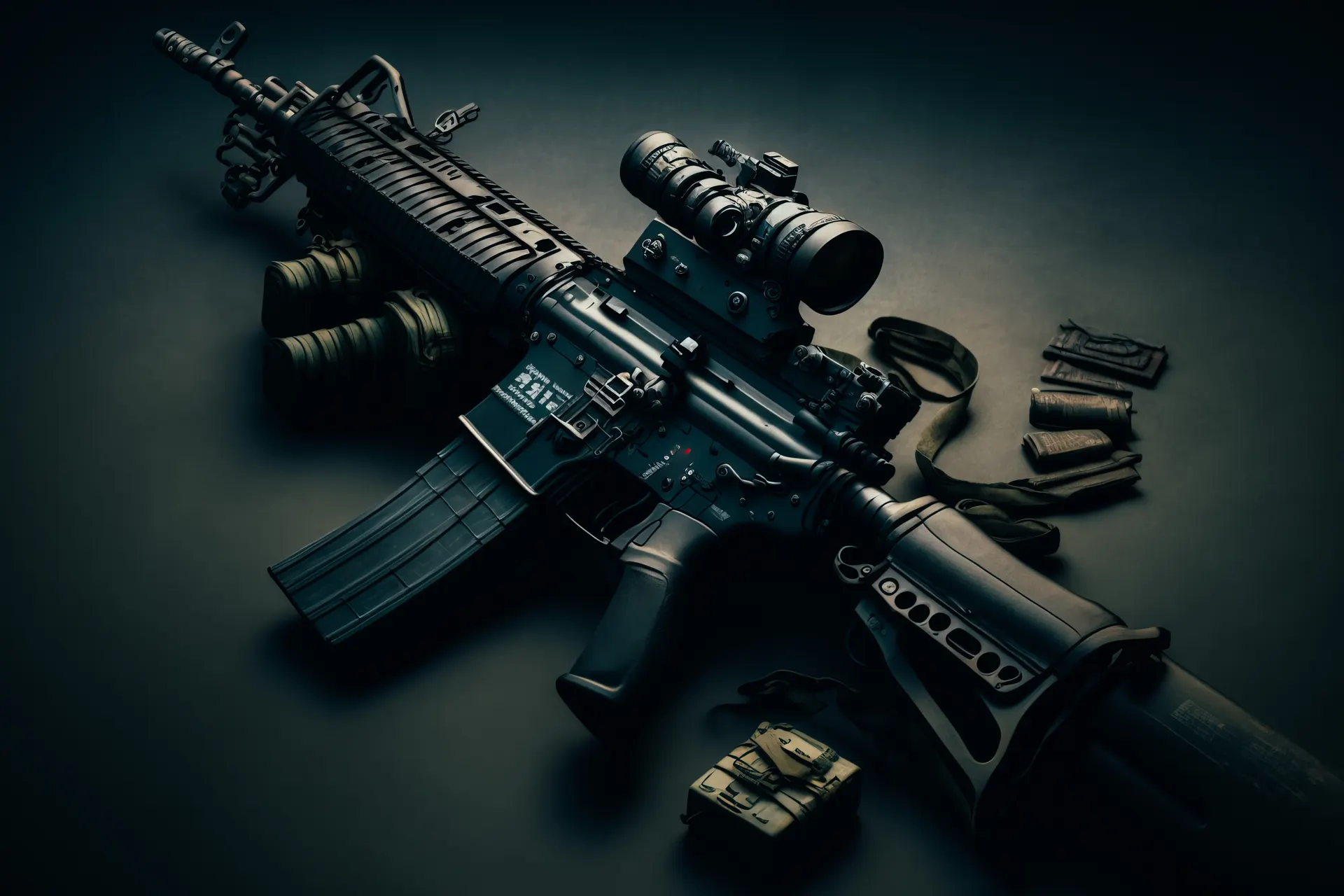 Halbautomatische Langwaffe mit Optik und Magazinen, Ankauf von Waffen bei Elite Shooting