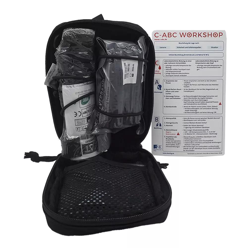 C-ABC Adventure First Aid Pack geöffnet mit Inhalt