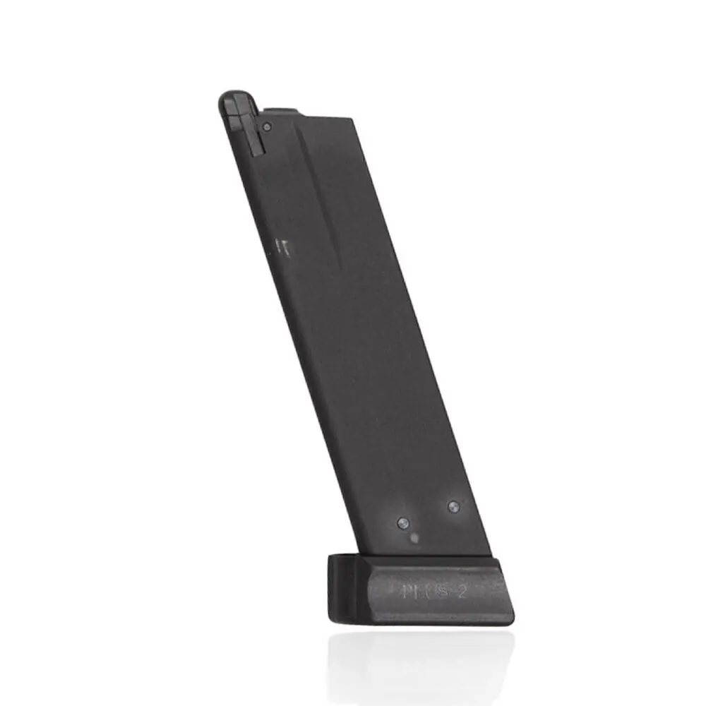 Schwarzes Gasmagazin für die ASG CZ Shadow 2 Airsoftpistole, 6 mm BB