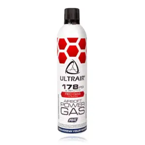 Flasche ASG ULTRAIR High Power Airsoftgas Red Strong mit 178 PSI und 570 ml
