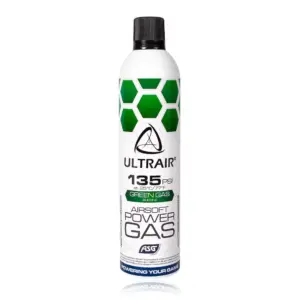 Grüne Flasche ASG ULTRAIR Power Airsoftgas mit 570 ml und 135 PSI