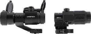 Umarex MPS 3 Set, Leuchtpunktvisier 4 MOA mit Dreifach-Magnifier