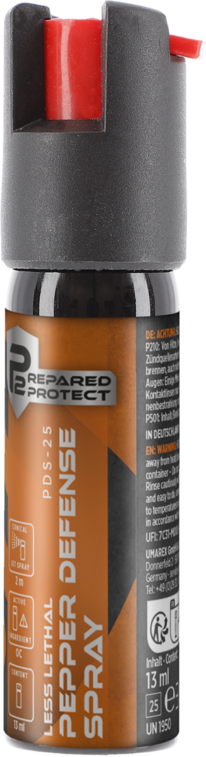 P2P PDS-25 Pfefferspray 10 % OC, Schlüsselanhänger