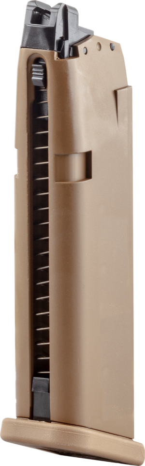 Ersatzmagazin GLOCK 19X Coyote Airsoft, 6 mm BB, Gas, 22 Schuss