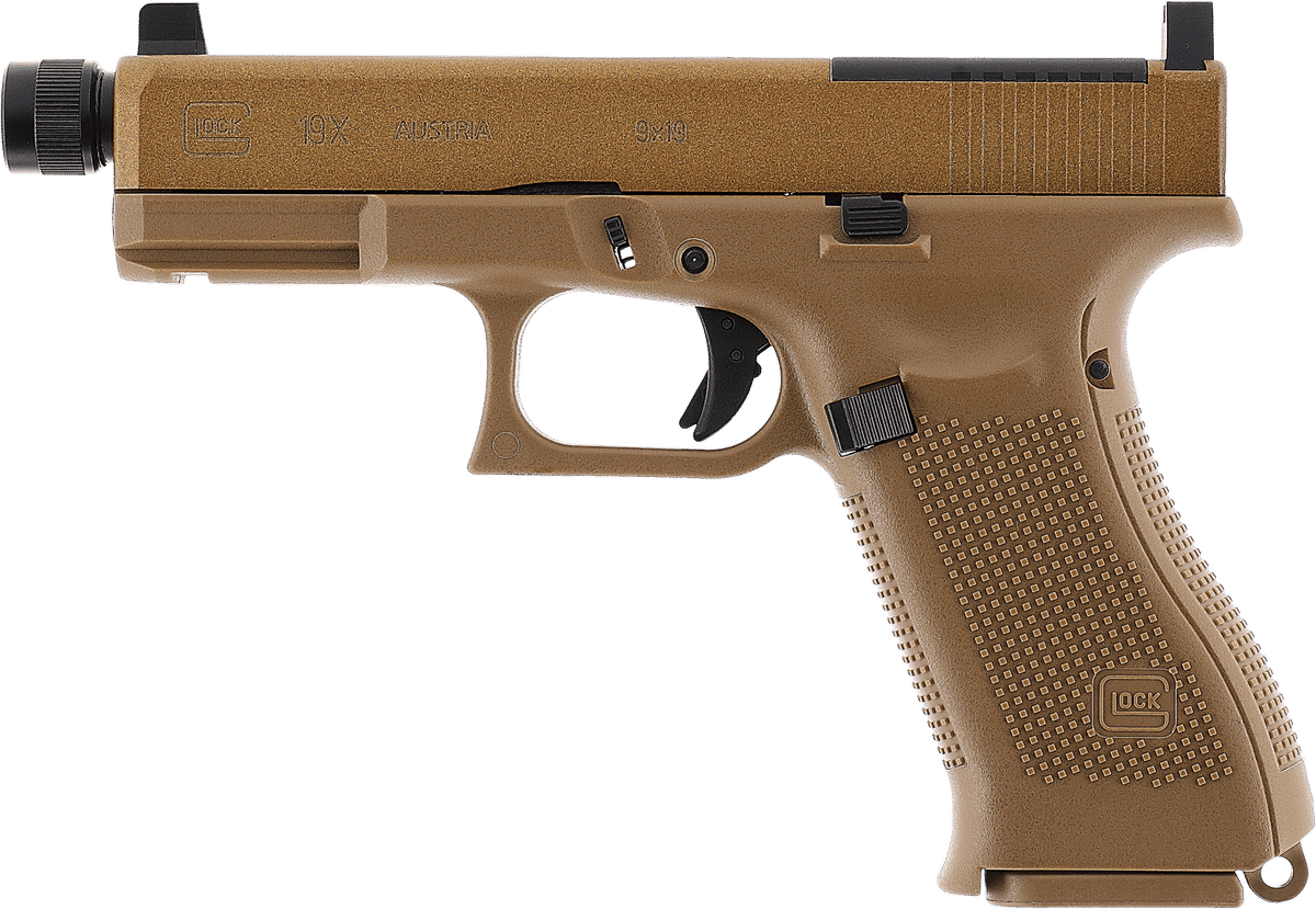 GLOCK G19X MOS Airsoft CO2-Pistole, 6 mm BB