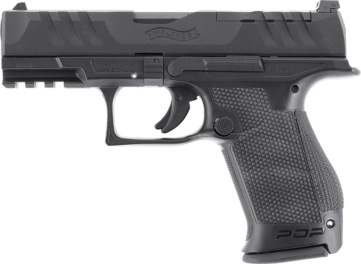 Walther PDP Compact 4 Zoll Airsoft Gaspistole, 6 mm BB, Green Gas, Optics Ready