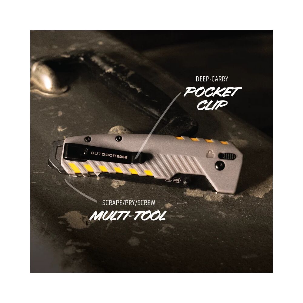 Outdoor Edge RAZOR XD2 Multifunktionsmesser mit Wechselklingen Grau – Bild 3