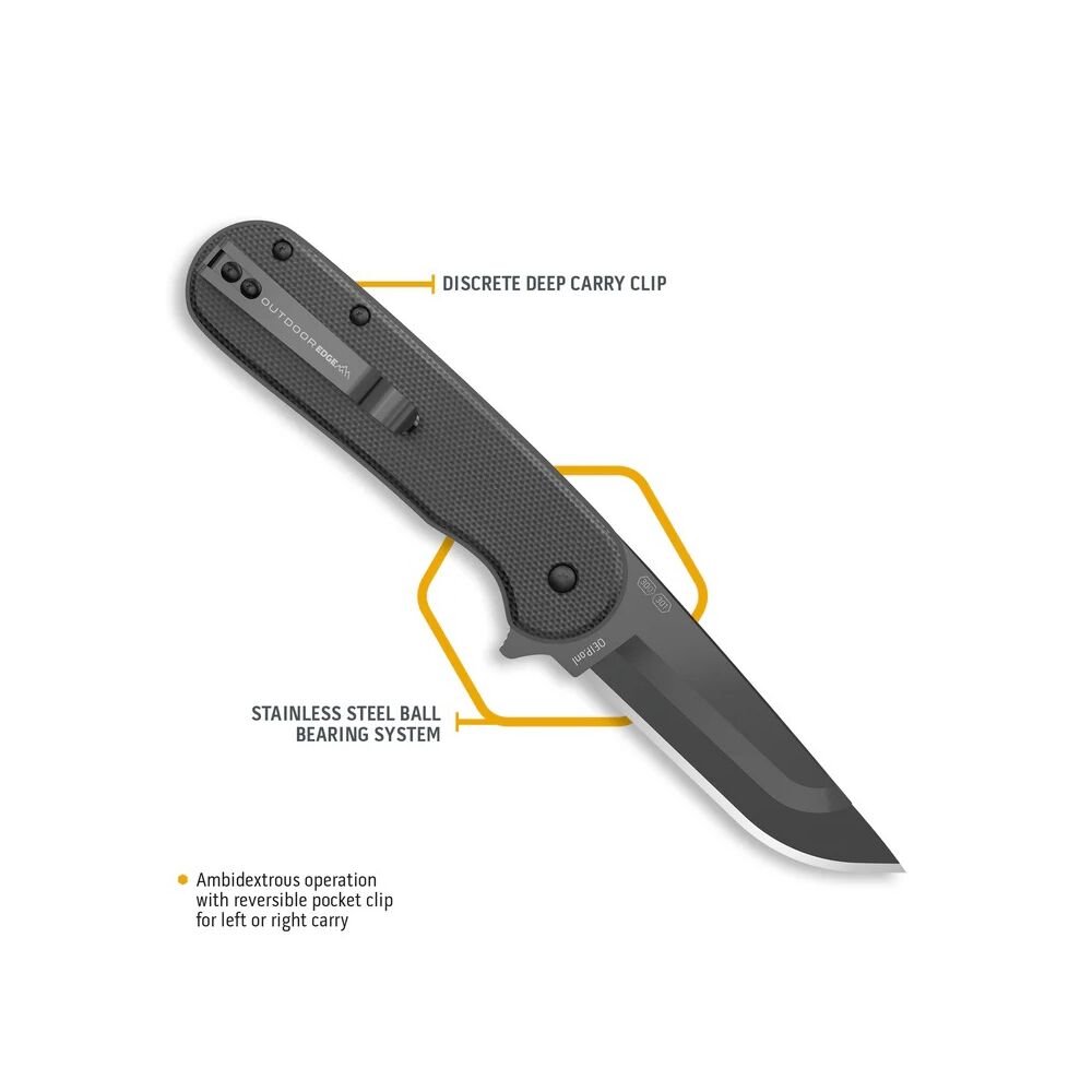 Outdoor Edge RAZOR VX3 Klappmesser mit Wechselklingen Schwarz – Bild 5