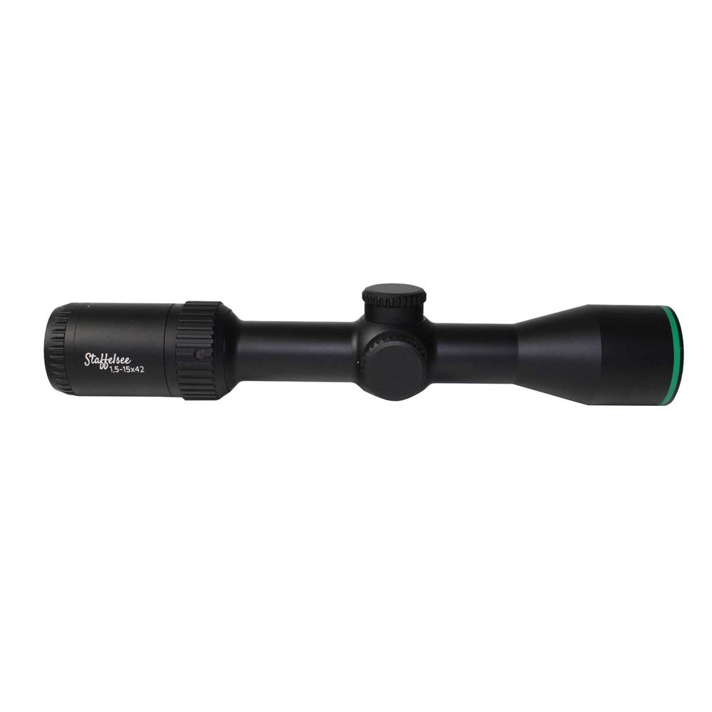 Professor Optiken Zielfernrohr Staffelsee 1,5-15x42 LD V2 Leuchtfaser-Absehen 4 – Bild 4