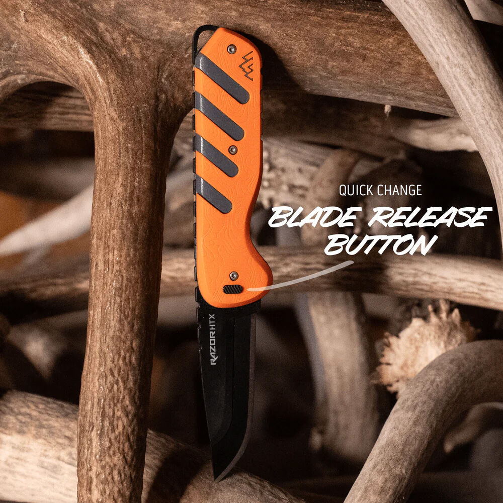 Outdoor Edge Razor HTX 3.0" Feststehendes Jagdmesser mit Wechselklingen – Bild 2