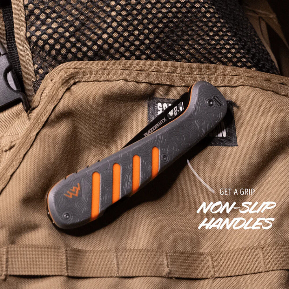 Outdoor Edge Razor HTX 5.0" großes Klappmesser Wechselklingen Jagdmesser mit Säge – Bild 3