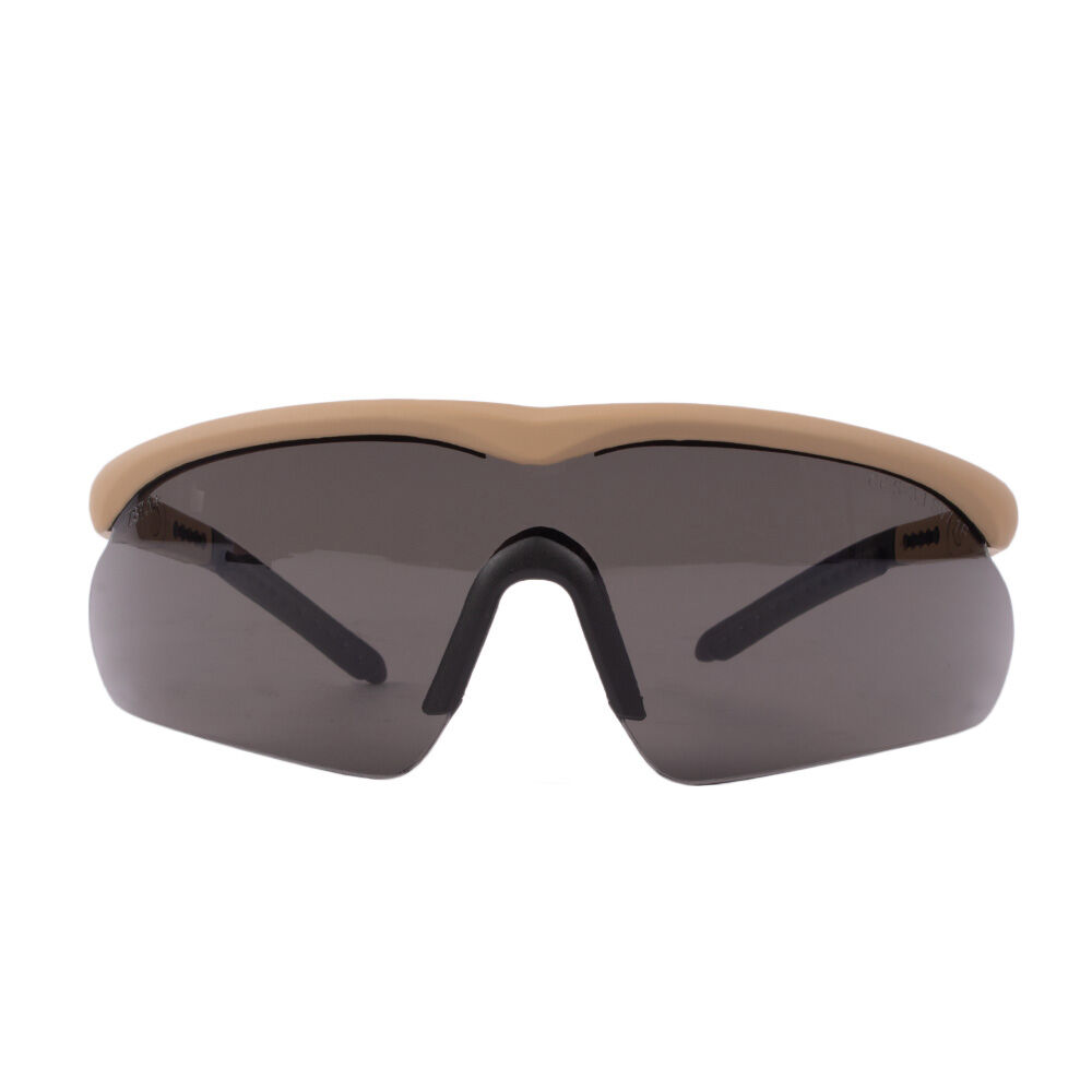 Swiss Eye Raptor L Schutzbrille / Sportbrille braun mit 2 Wechselgläsern – Bild 3
