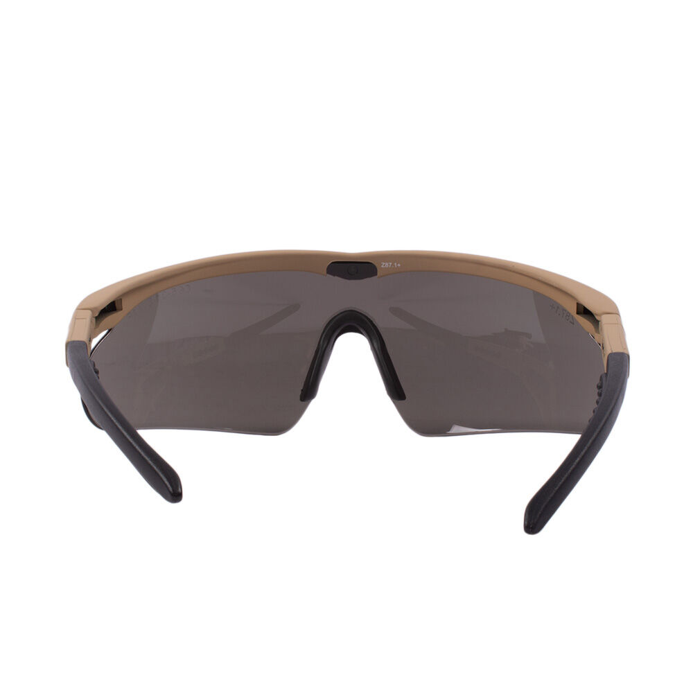 Swiss Eye Raptor L Schutzbrille / Sportbrille braun mit 2 Wechselgläsern – Bild 4