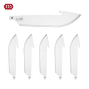 Outdoor Edge 2.2" Drop Point Wechselklingen - 6er Pack Edelstahl