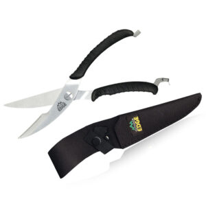 Outdoor Edge GameShears Wildschere Zerwirkschere mit Knochenaussparung & Nylon-Scheide 25,4 cm
