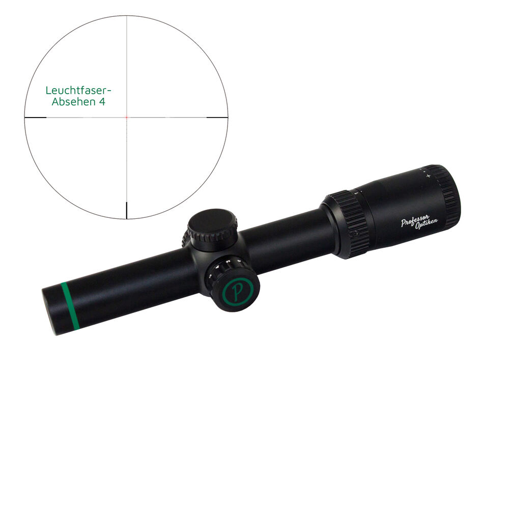 Professor Optiken Zielfernrohr Staffelsee 1-8x24 LD V2 Leuchtfaser-Absehen 4