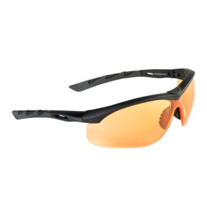 Swiss Eye Lancer black Schutzbrille / Sportbrille mit orangem Glas
