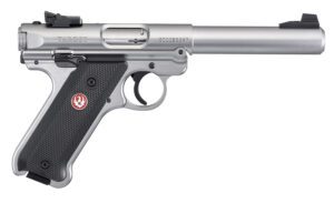 Ruger Mark IV Target, 5,5 Zoll, Edelstahl, .22 lfB