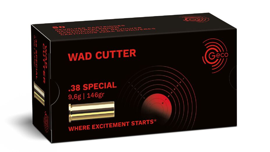 GECO .38 Special WC Wad Cutter 9,6g/146gr, 50 Stück