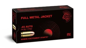 GECO .45 Auto Full Metal Jacket 14,9g/230gr, 50 Stück