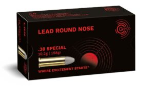 GECO .38 Special Lead Round Nose 10,2g/158gr, 50 Stück