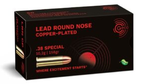 GECO .38 Special Lead Round Nose, copper-plated 10,2g/158gr, 50 Stück