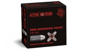 GECO 9 mm Browning short Action Extreme 5,5g/85gr, 20 Stück