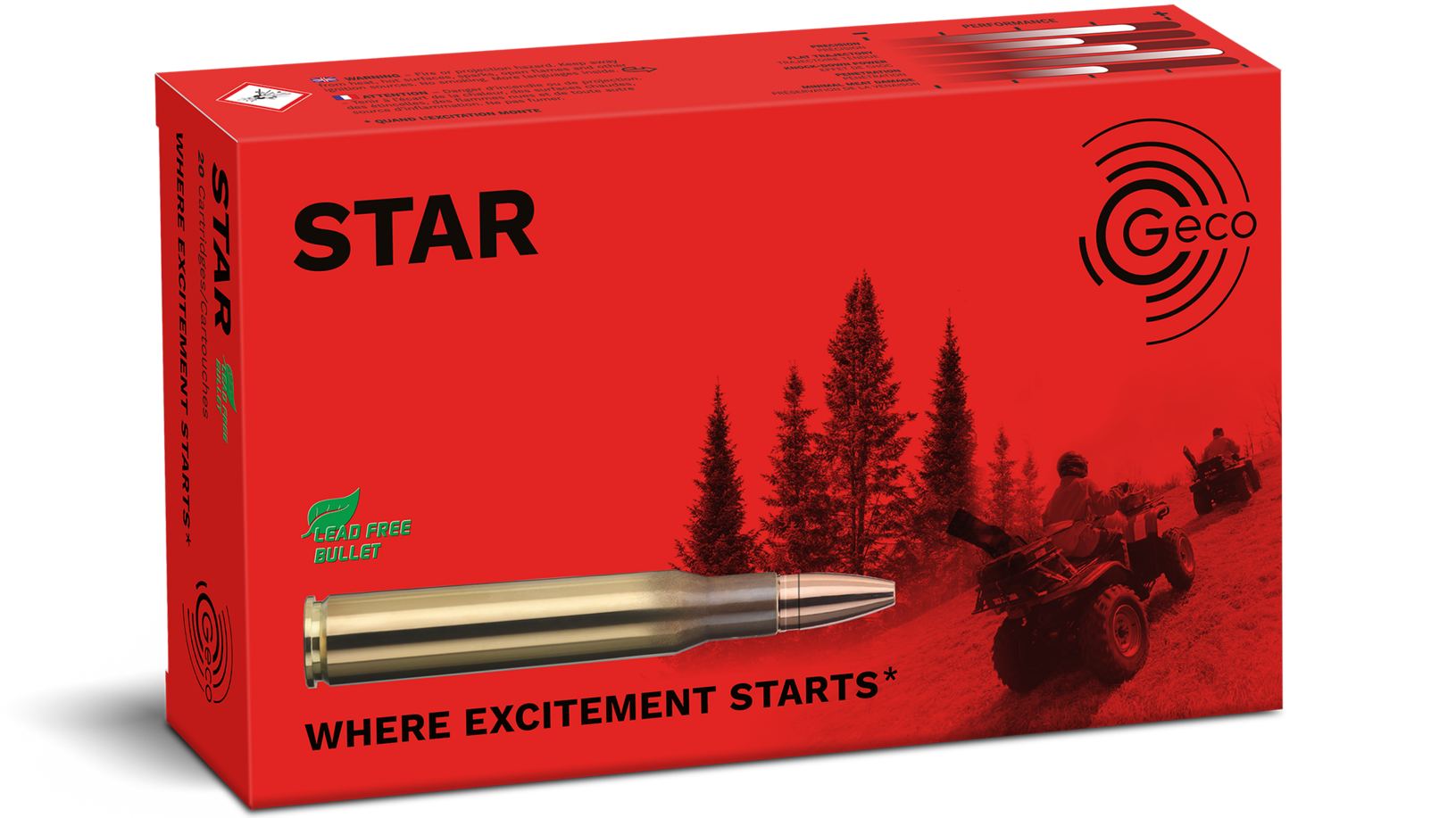 GECO 6,5 Creedmoor STAR 7,8g/120gr, 20 Stück