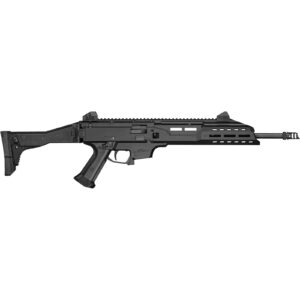CZ Selbstladebüchse Scorpion Evo 3 S1 Carbine, Schubschaft schwarz klappbar und Kompensator, 9 mm Luger