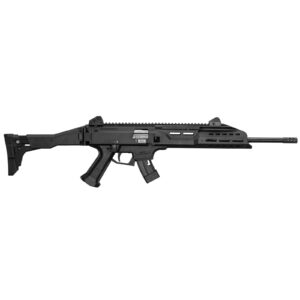 CZ Selbstladebüchse Scorpion Evo 3 S1 Carbine, Schubschaft schwarz klappbar und Kompensator, .22 lfb.