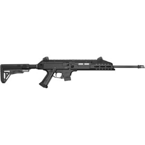 CZ Selbstladebüchse Scorpion Evo 3 S1 Carbine, Schaft schwarz im AR-Stil und Kompensator, 9 mm Luger