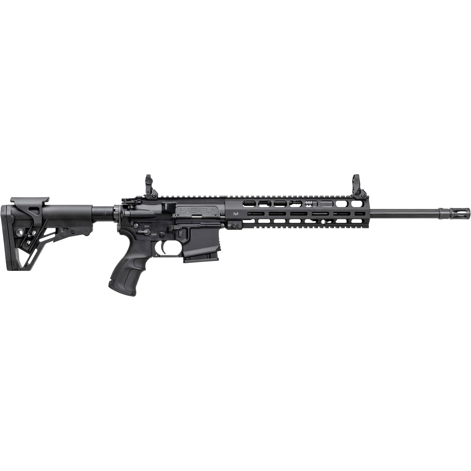 Haenel Selbstladebüchse CR 223 M-LOK Handschutz, .223 Rem., 423 mm, Matchabzug 1600 - 2400 g, Handschutz lang, Schwarz