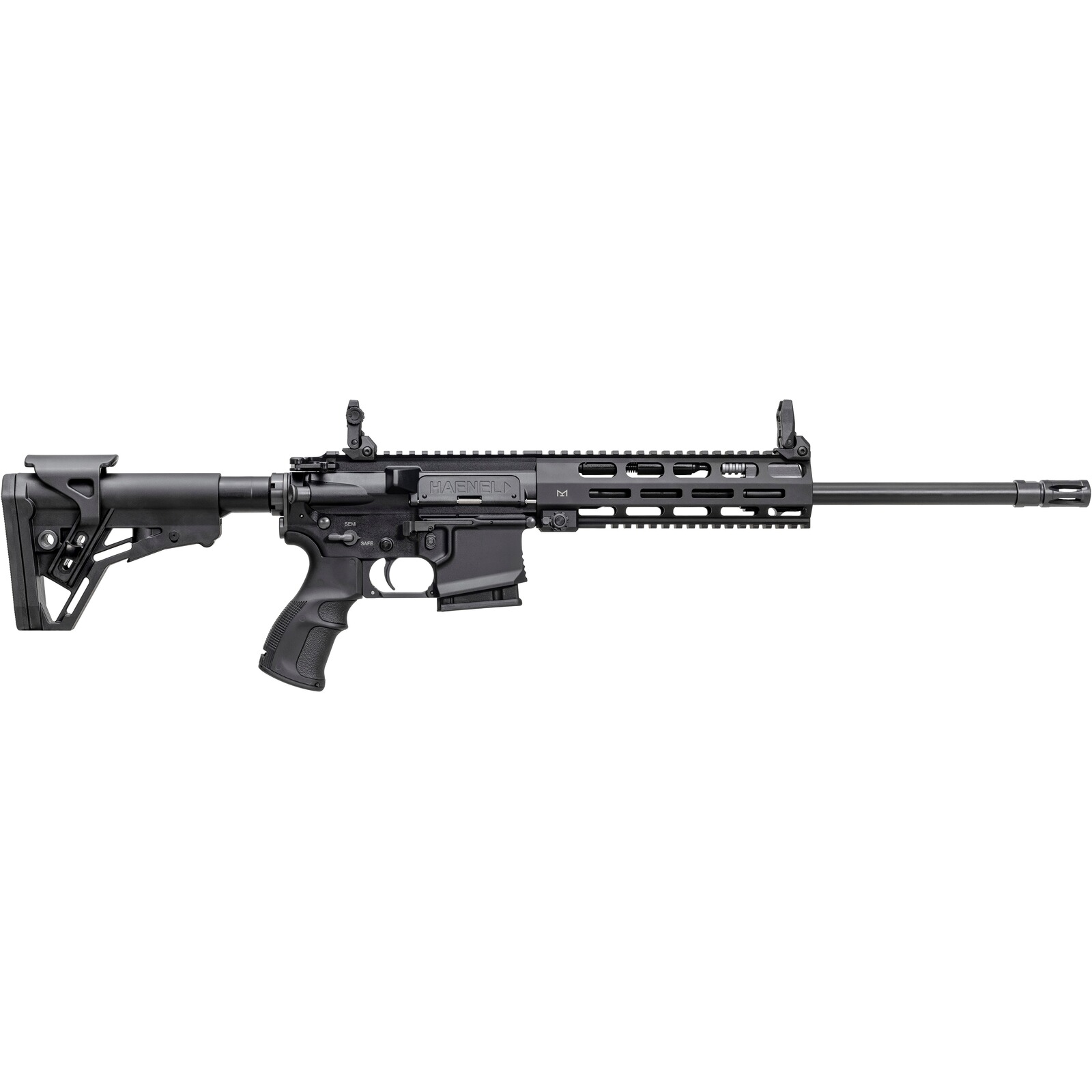 Haenel Selbstladebüchse CR 223 M-LOK Handschutz, .223 Rem., 368 mm, Direktabzug 3.200 g, Handschutz kurz, Schwarz