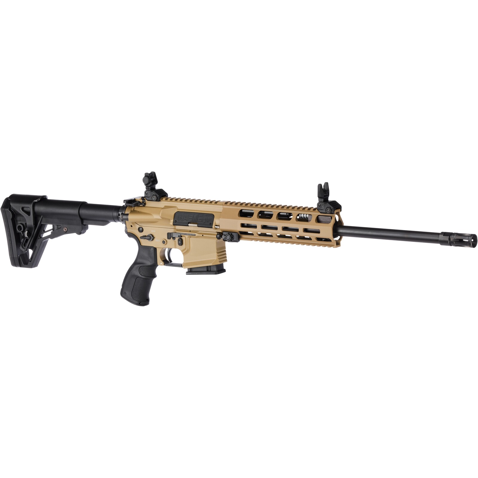 Haenel Selbstladebüchse CR 223 M-LOK Handschutz, .223 Rem., 423 mm, Direktabzug 2.800-4.000 g, Handschutz kurz, Sandfarben