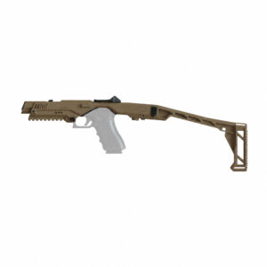 Nano Roni Anschlagschaft für Glock 17/19/19X/22/23/25/31/32/45, FDE