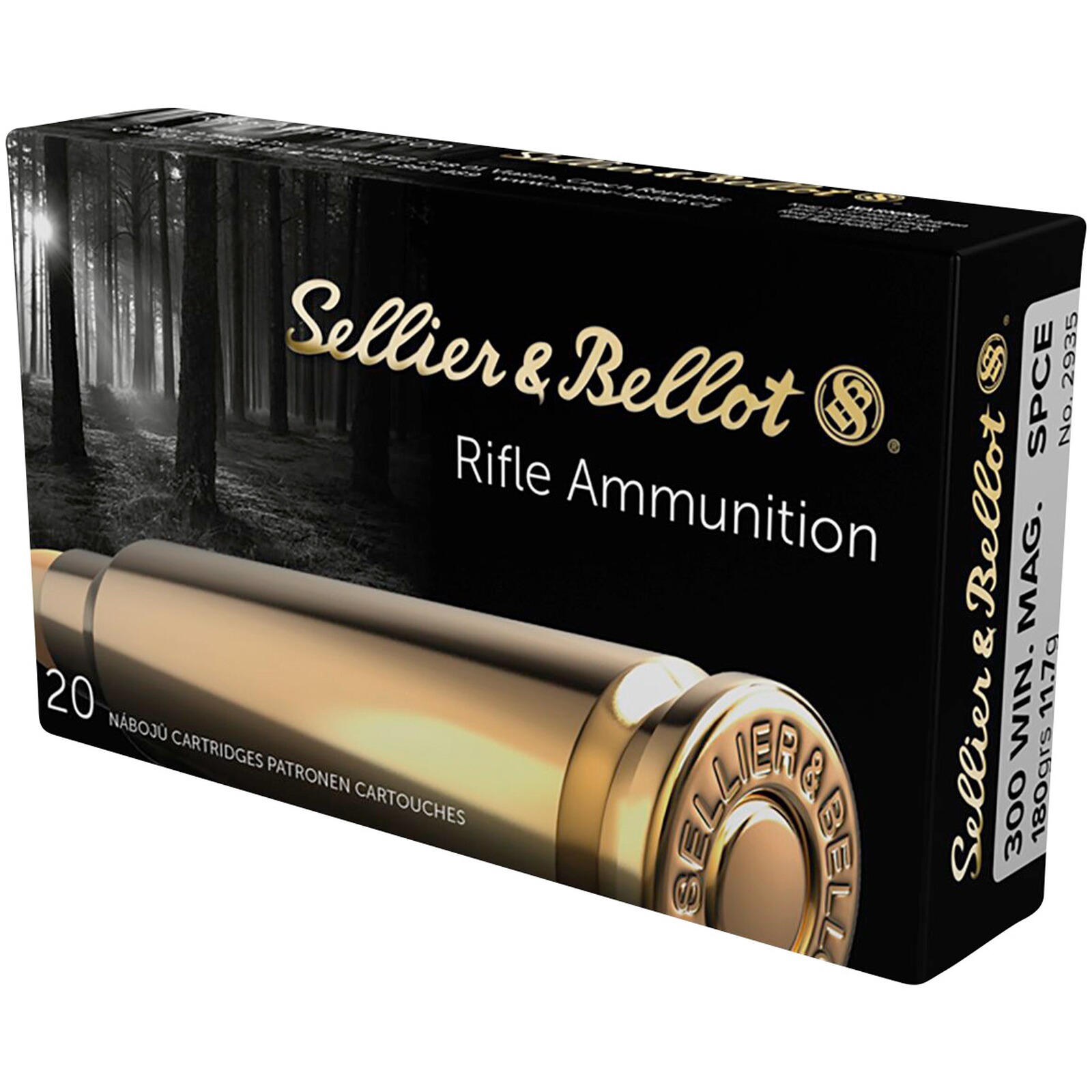Sellier & Bellot .300 Win. Mag. Teilmantel SPCE 11,7g/180grs., 20 Stück