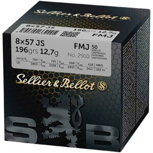 Sellier & Bellot 8x57 IS Vollmantel 12,7g/196grs., 50 Stück