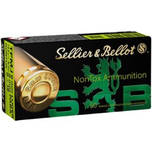 Sellier & Bellot 9 mm Luger TFMJ NonTox 8,0g/124grs., 50 Stück