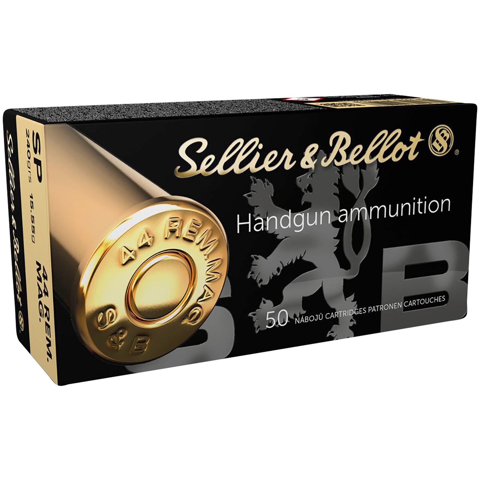Sellier & Bellot .44 Mag. Teilmantel 15,6g/240grs., 50 Stück