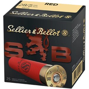 Sellier & Bellot 28/70 Red Plastik 3,0mm 21g, 25 Stück