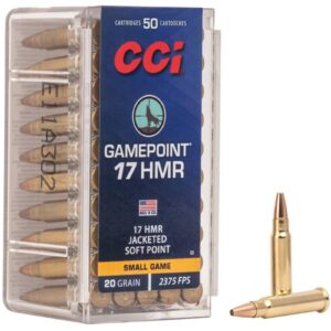 CCI .17 Hornady (HMR) Game-Point Tlm. 1,3g/20grs., 50 Stück