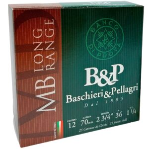 Baschieri & Pellagri 12/70 MB Long Range 3,1mm 36g, 25 Stück