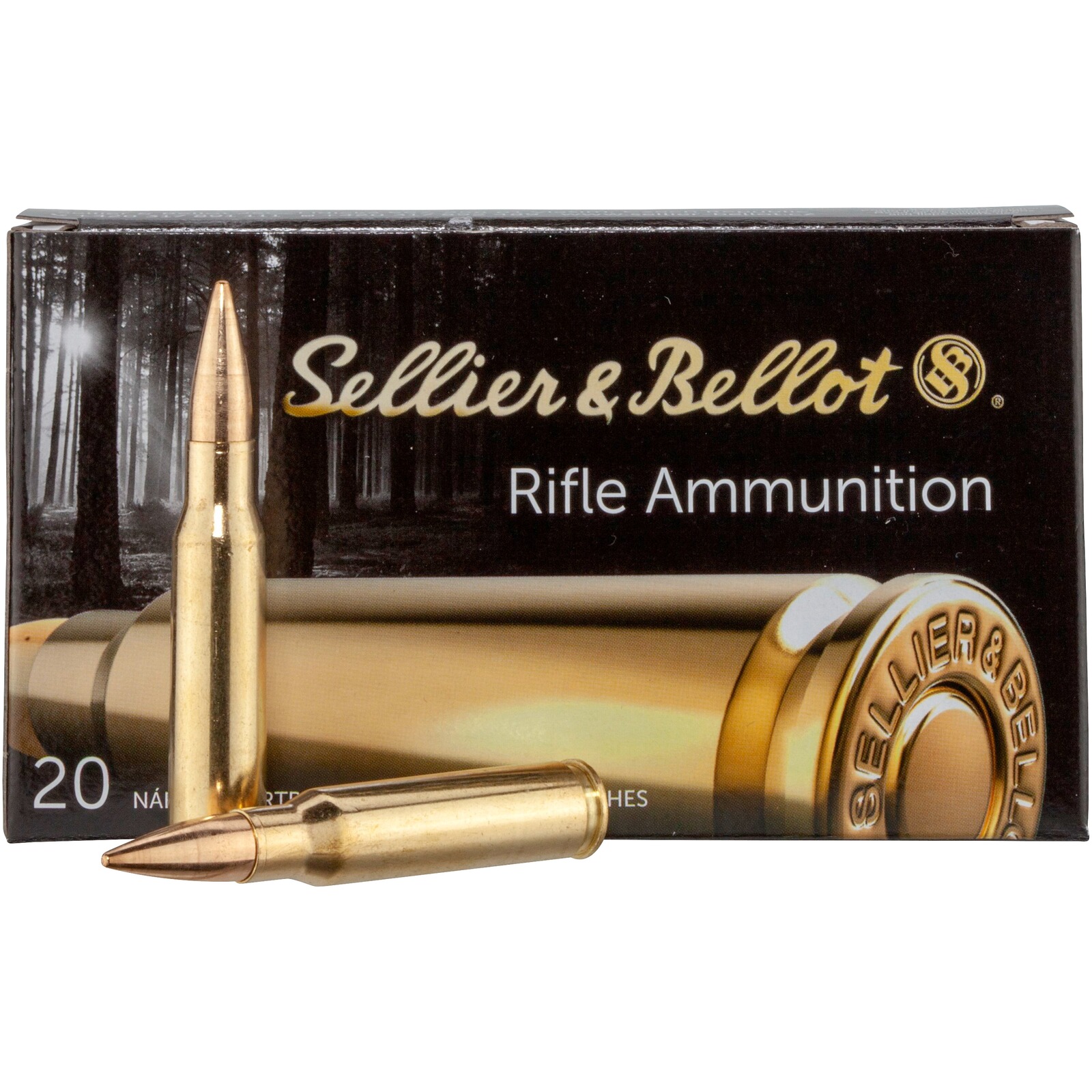 Sellier & Bellot .308 Win. Vollmantel FMJ 11,7g/180grs., 20 Stück