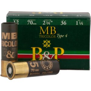 Baschieri & Pellagri 12/70 Tricolor 2,9mm 36g, 10 Stück
