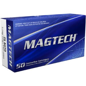Magtech 6,35 Browning Vollmantel 3,2g/50grs., 50 Stück