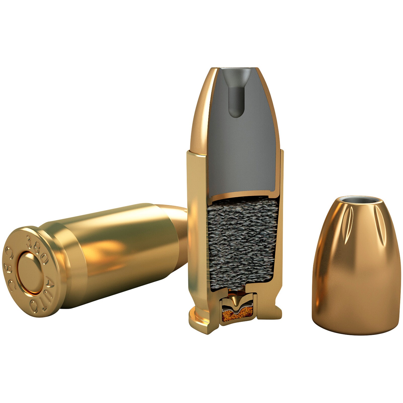 Magtech 9 mm Kurz Hohlspitz 6,2g/95grs., 50 Stück