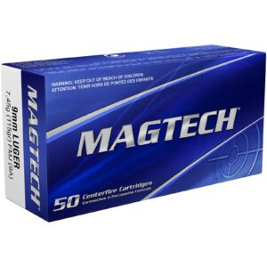 Magtech 9 mm Luger Vollmantel 7,5g/115grs., 50 Stück