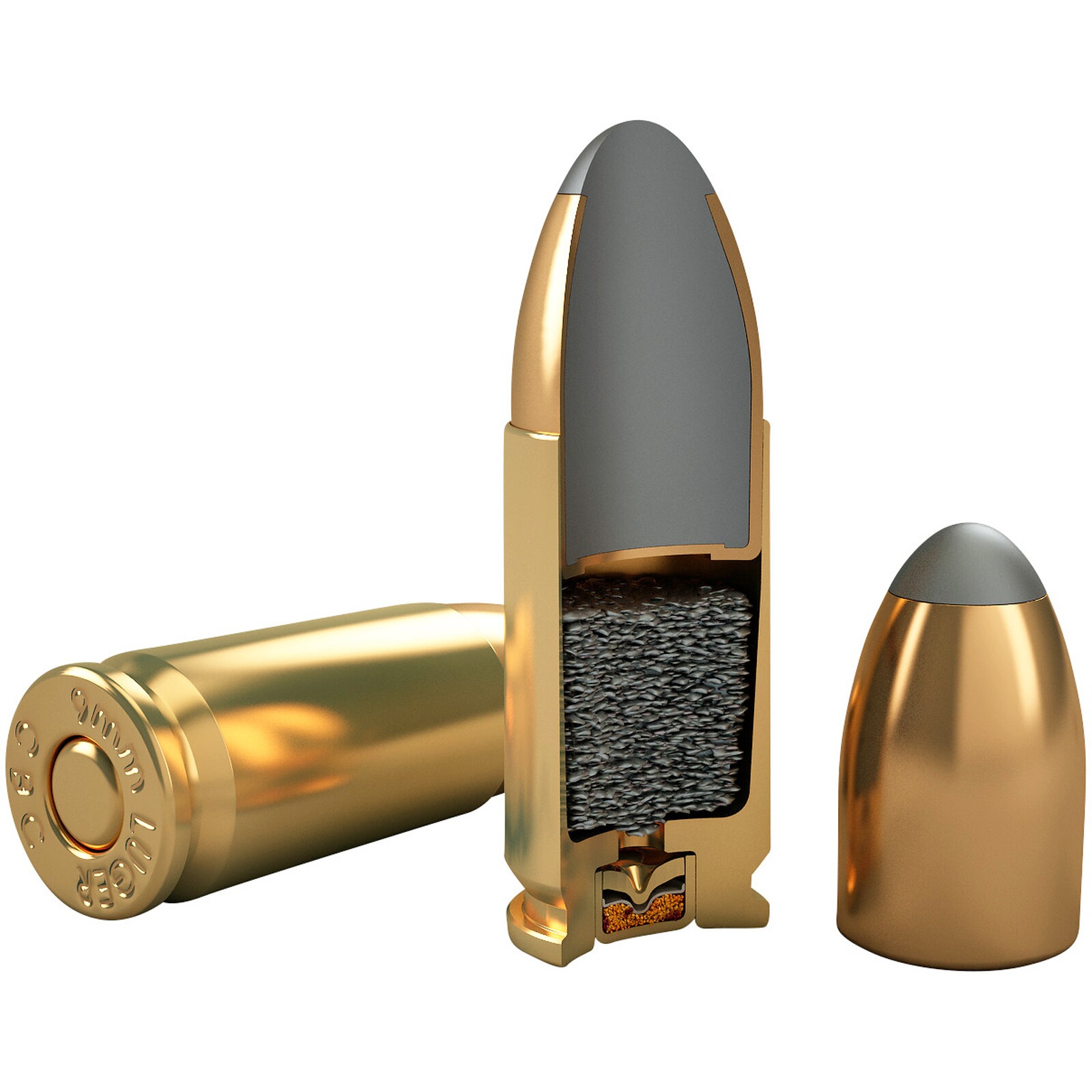 Magtech 9 mm Luger Teilmantel 8,0g/124grs., 50 Stück