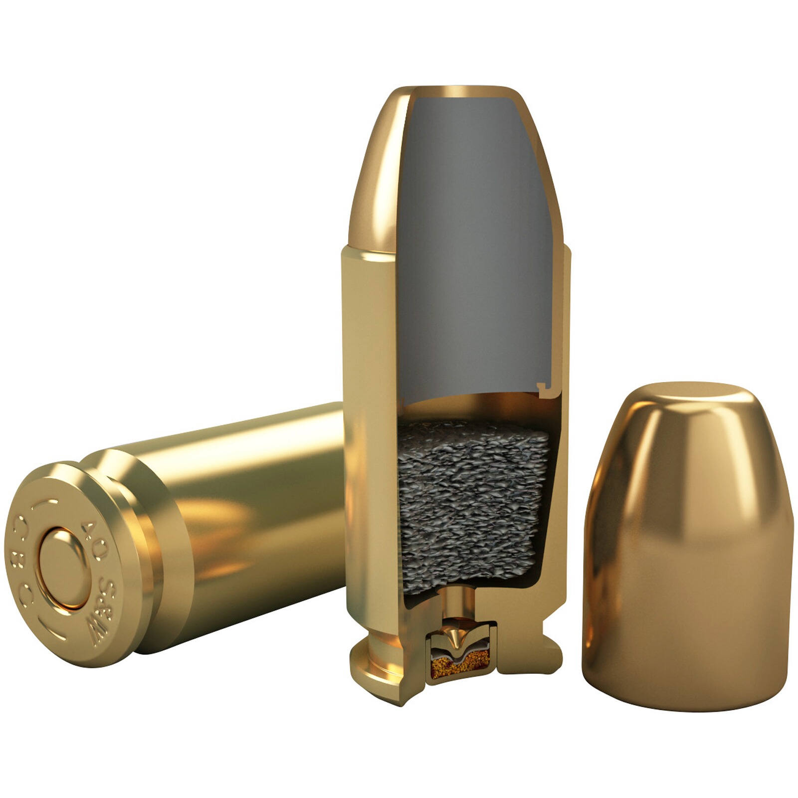 Magtech .40 S&W Vollmantel Flachkopf 10,7g/165grs., 50 Stück