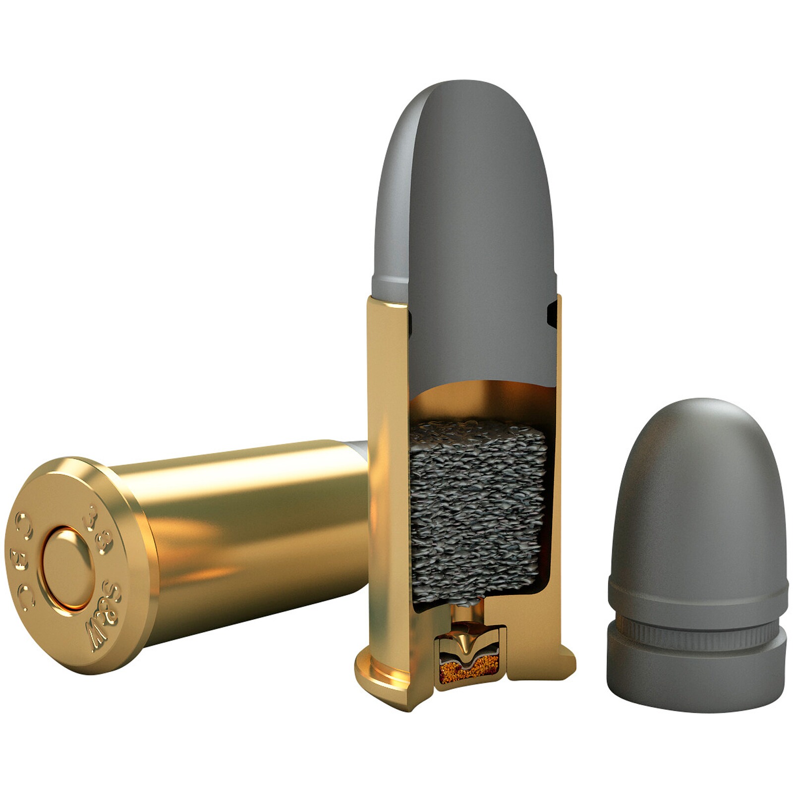 Magtech .38 S&W Blei-Rundkopf 9,5g/146grs., 50 Stück